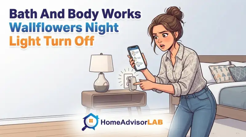 Bath And Body Works Wallflowers Night Light Turn Off