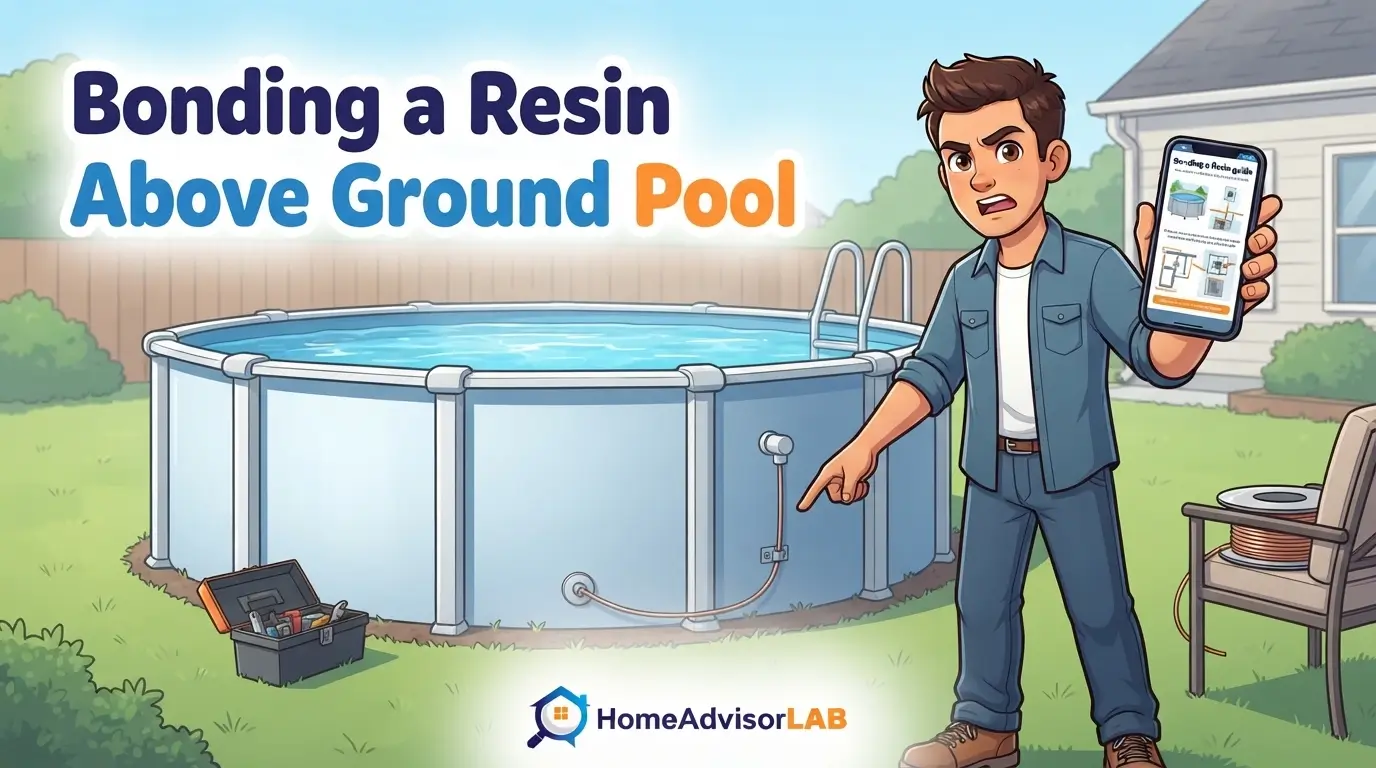 Bonding a Resin Above Ground Pool
