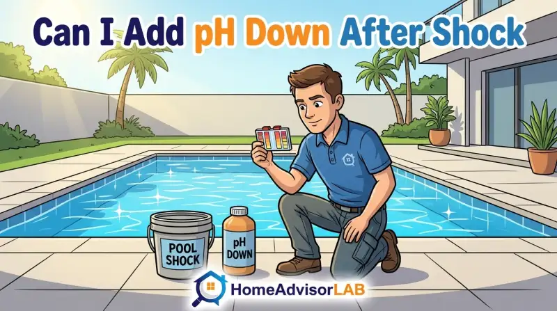 Can I Add pH Down After Shock