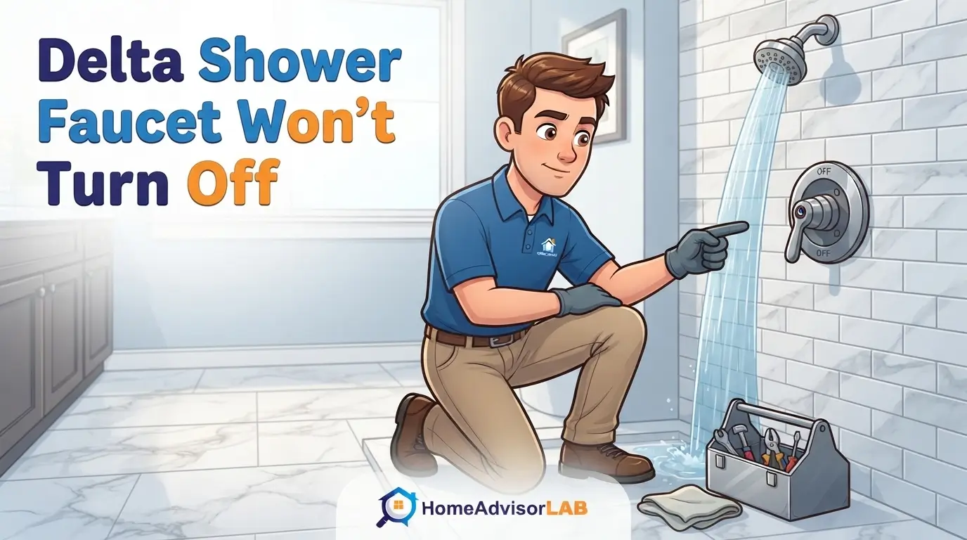 Delta Shower Faucet Won’t Turn Off