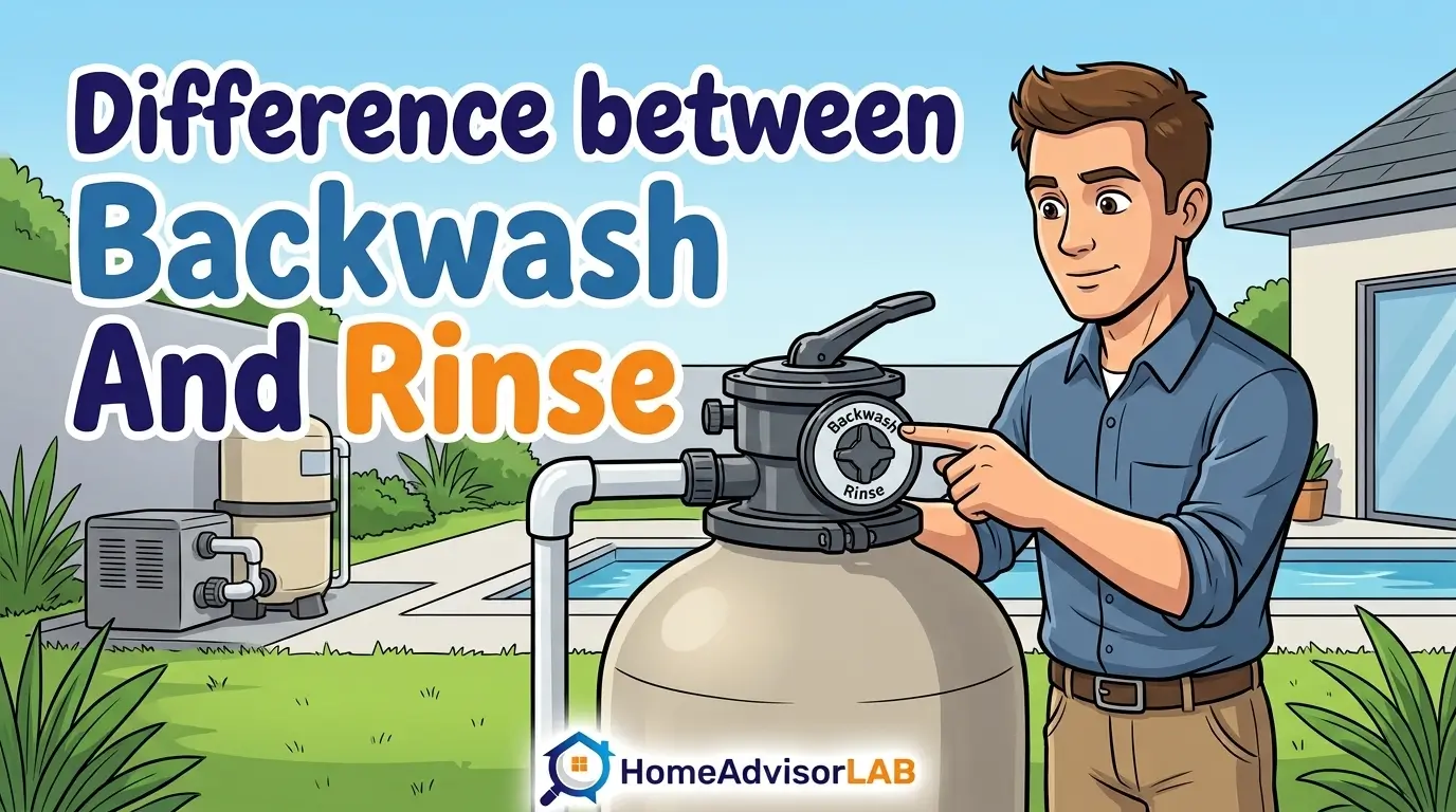 Difference between Backwash And Rinse