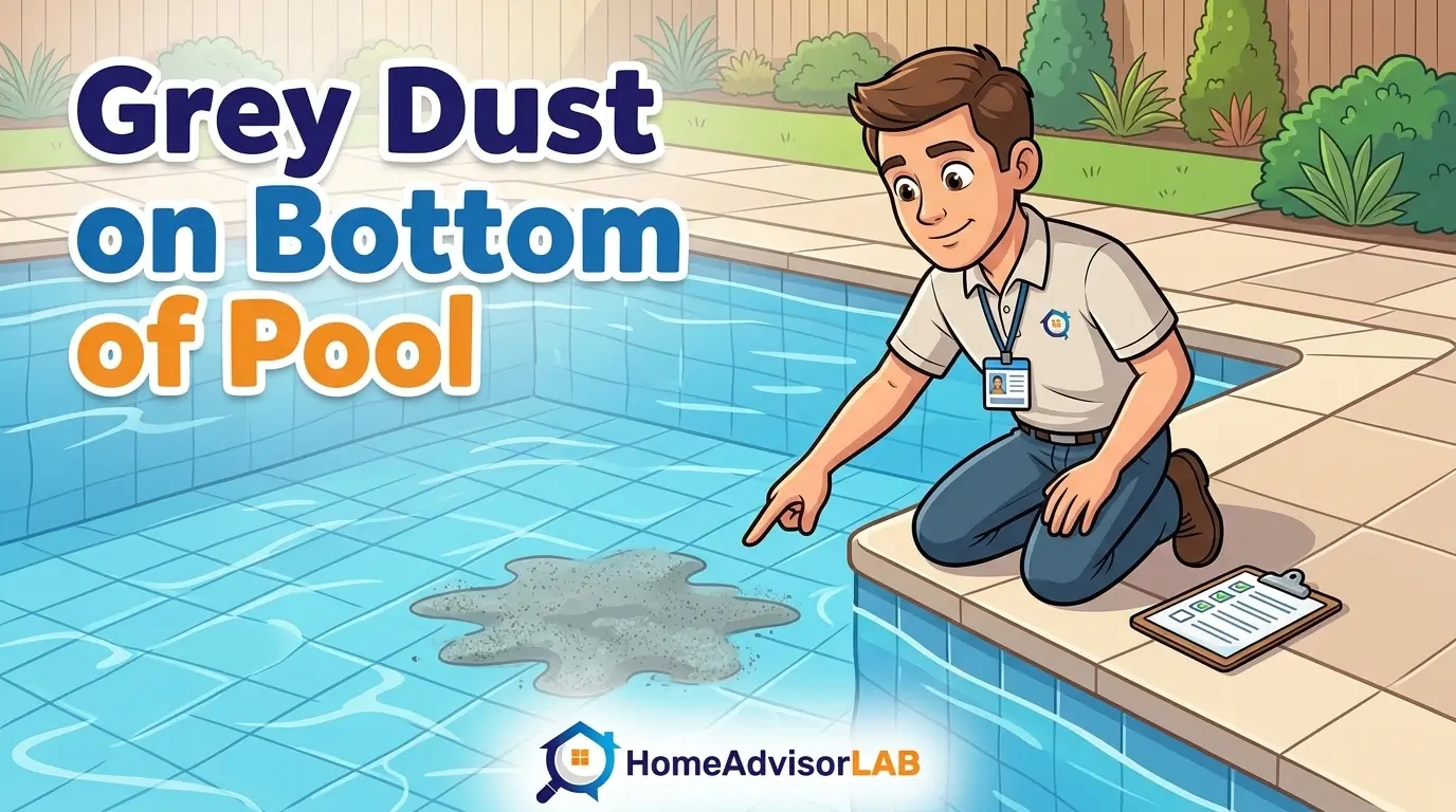 Grey Dust on Bottom of Pool