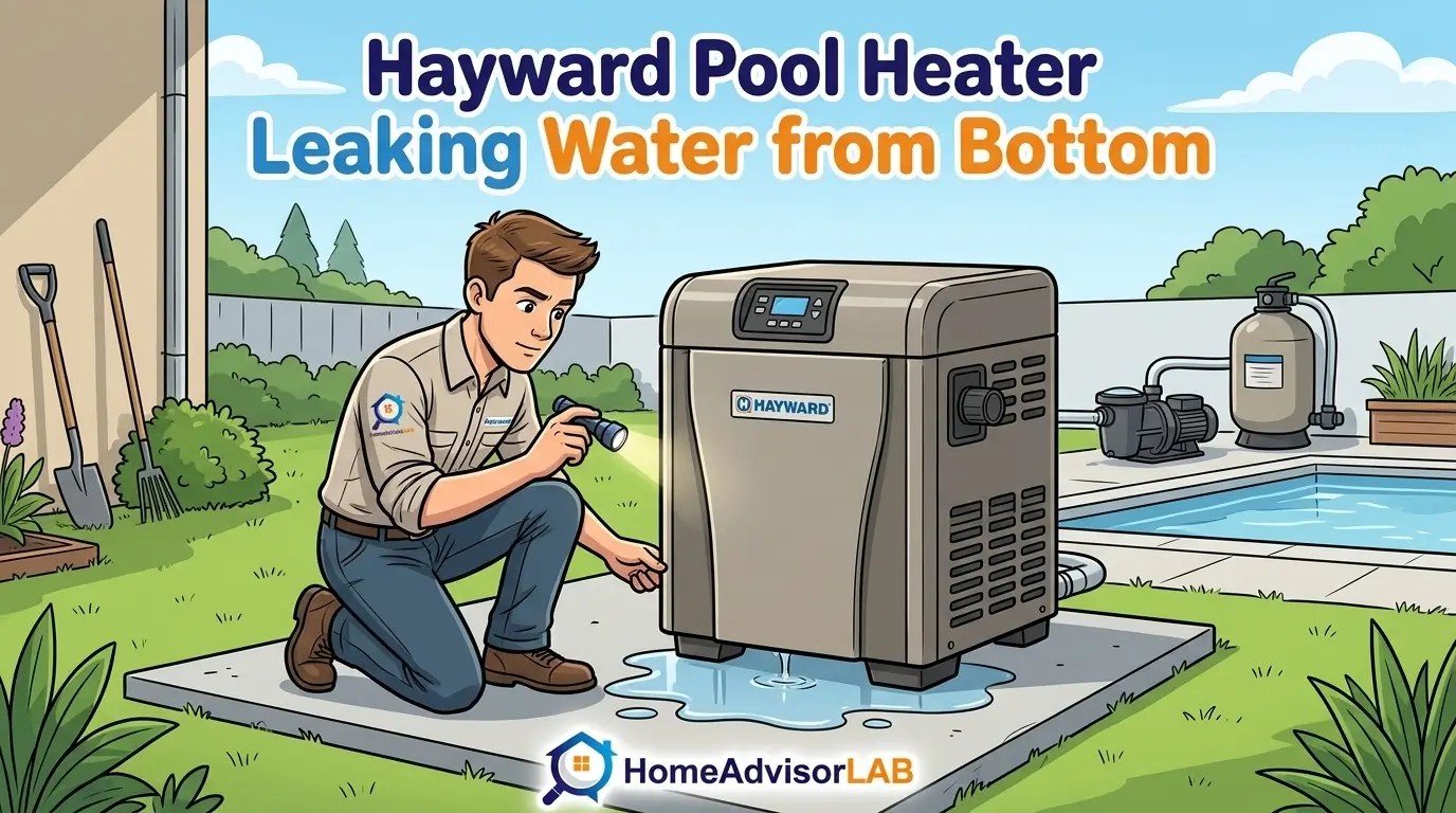 Hayward Pool Heater Leaking Water from Bottom