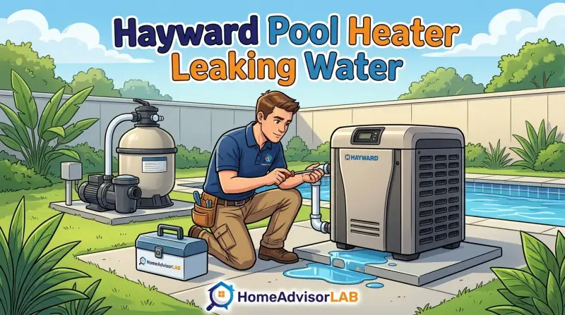 Hayward Pool Heater Leaking Water