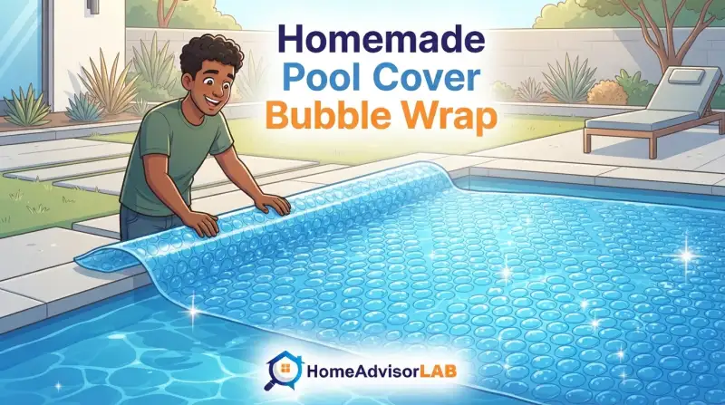 Homemade Pool Cover Bubble Wrap