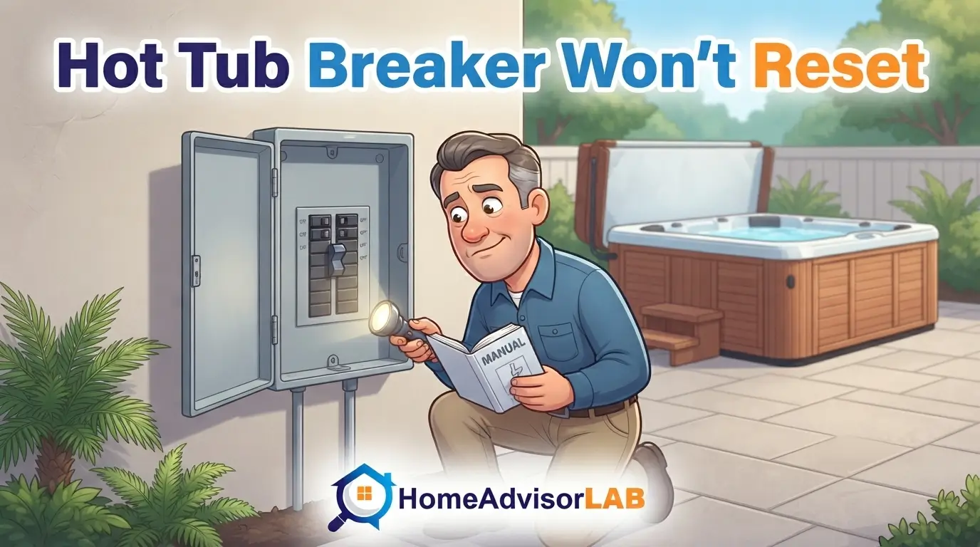 Hot Tub Breaker Won't Reset
