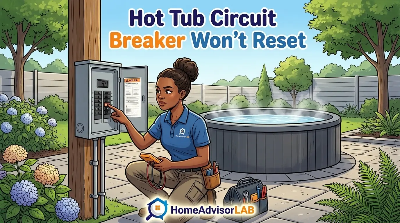 Hot Tub Circuit Breaker Won't Reset