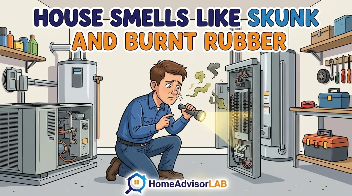 House Smells Like Skunk And Burnt Rubber