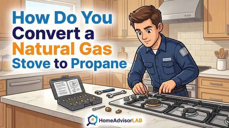 How Do You Convert a Natural Gas Stove to Propane
