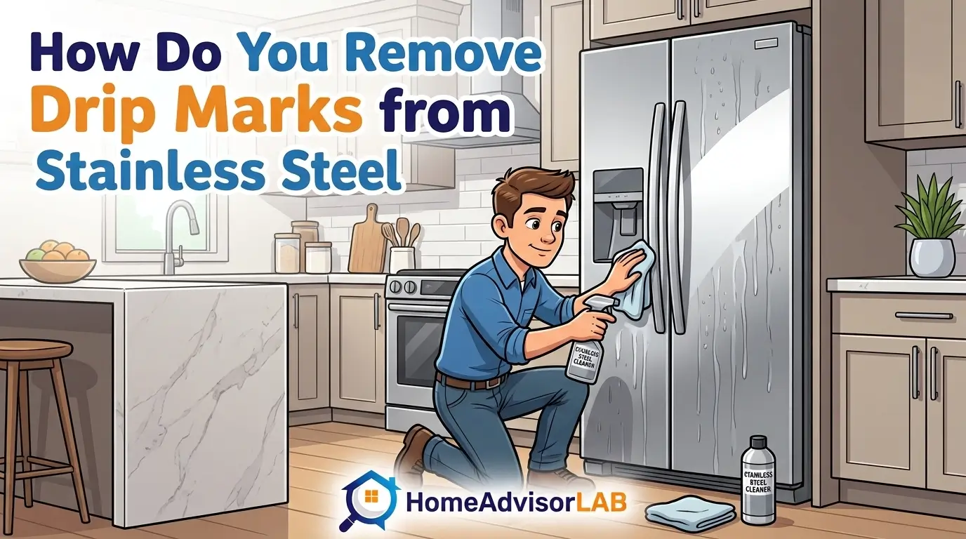 How Do You Remove Drip Marks from Stainless Steel