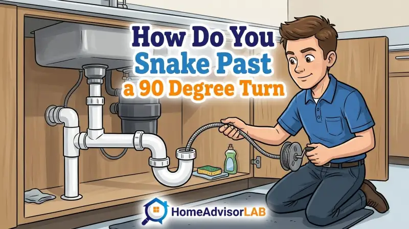 How Do You Snake Past a 90 Degree Turn