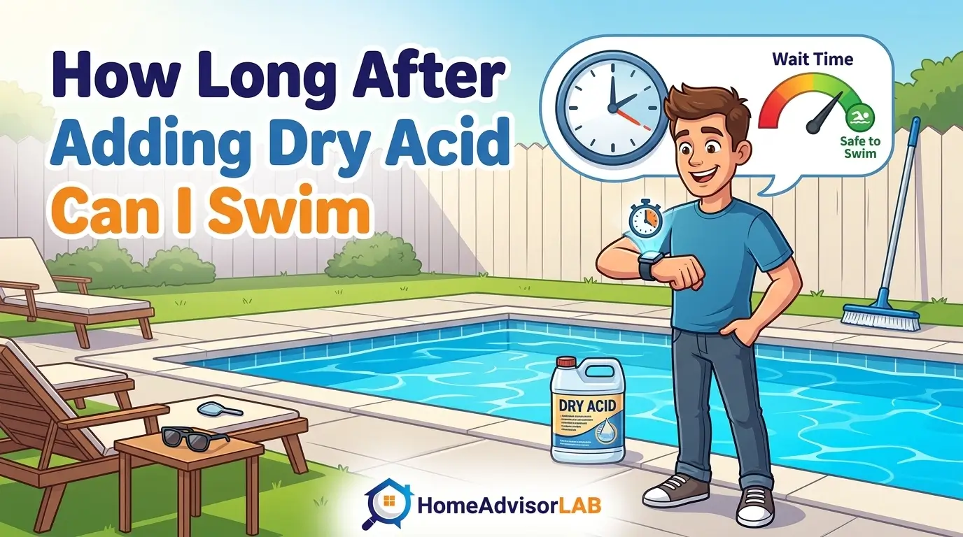 How Long After Adding Dry Acid Can I Swim