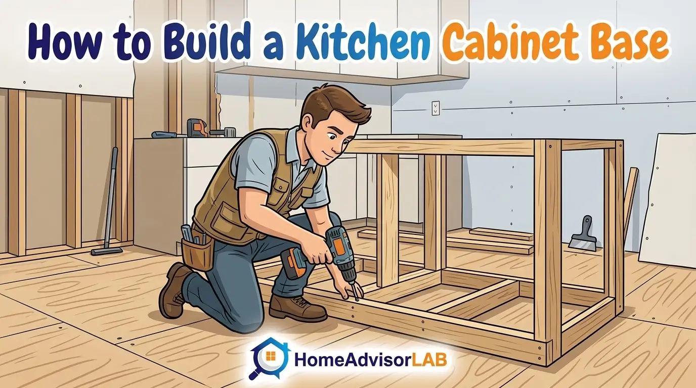 How to Build a Kitchen Cabinet Base