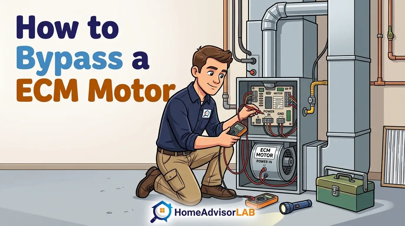 How to Bypass a ECM Motor