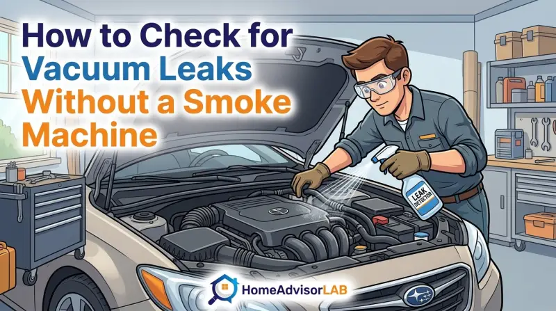 How to Check for Vacuum Leaks Without a Smoke Machine