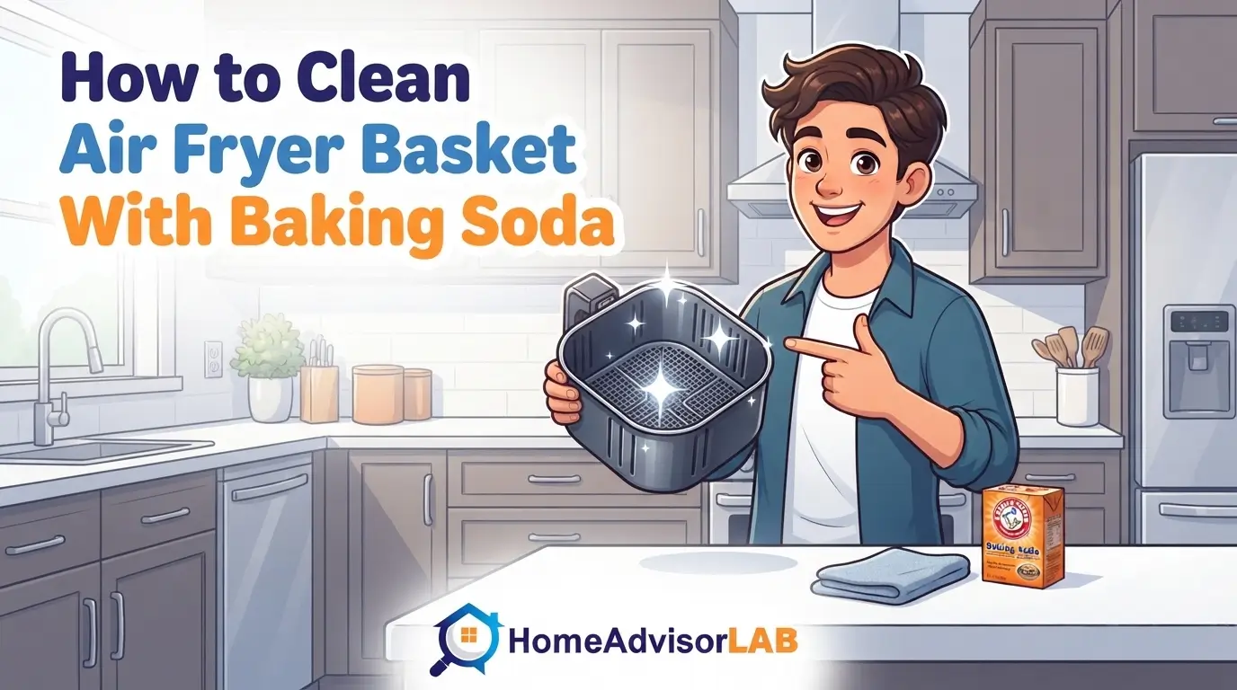 How to Clean Air Fryer Basket With Baking Soda