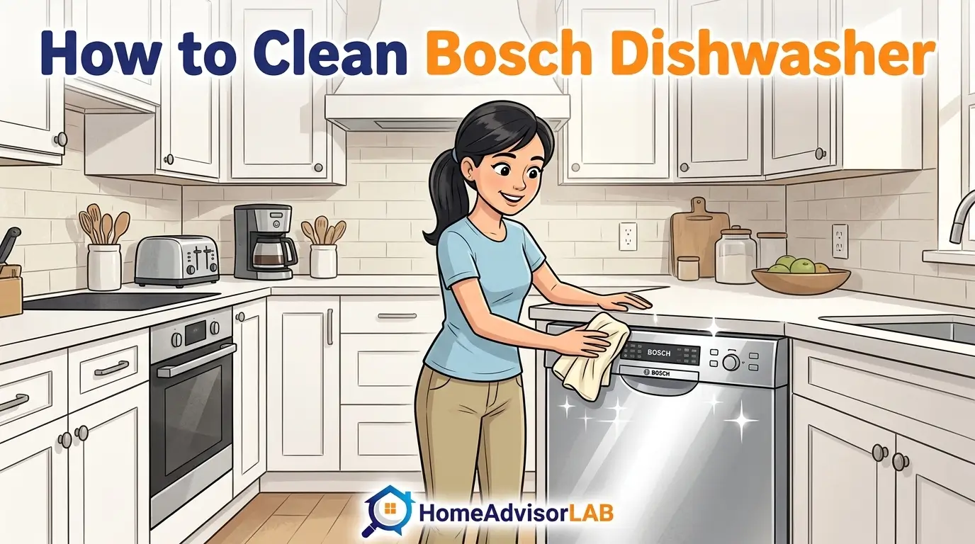 How to Clean Bosch Dishwasher