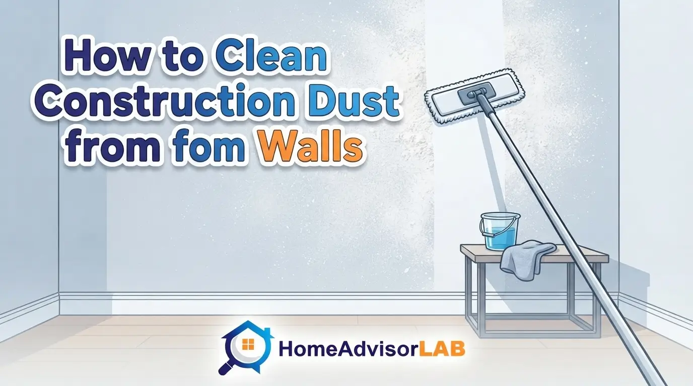 How to Clean Construction Dust from Walls