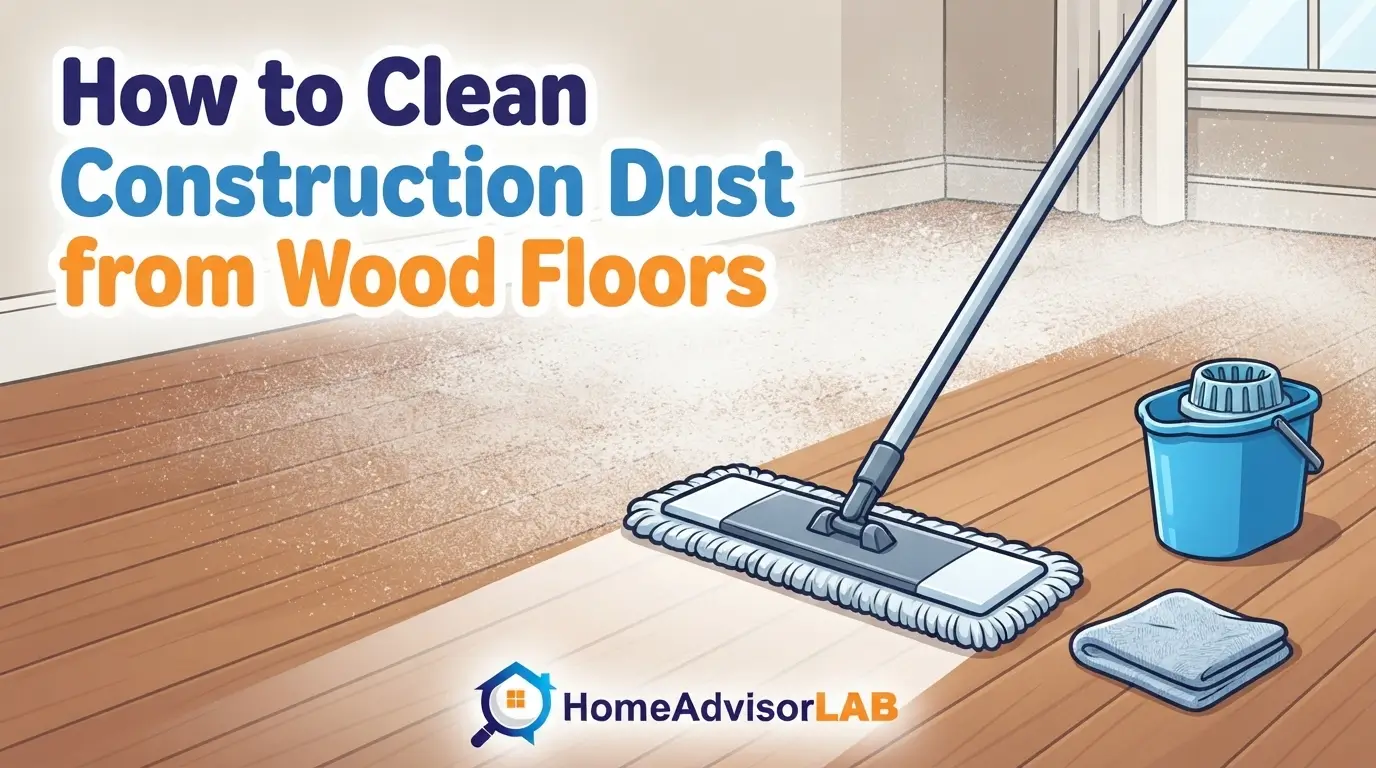 How to Clean Construction Dust from Wood Floors