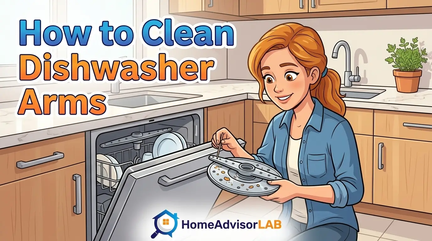 How to Clean Dishwasher Arms