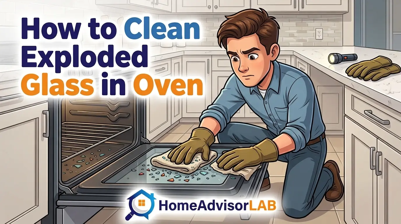 How to Clean Exploded Glass in Oven