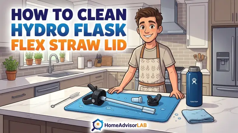 How to Clean Hydro Flask Flex Straw Lid