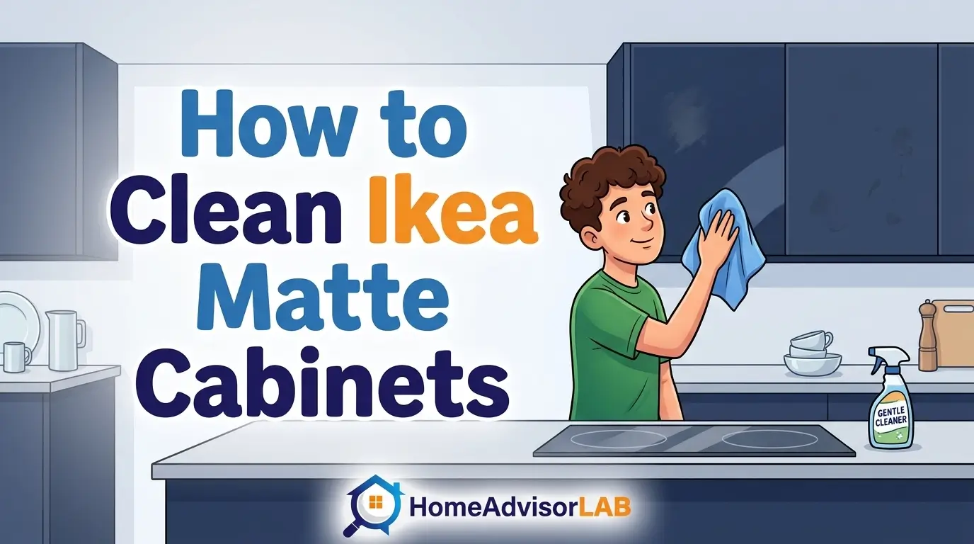 How to Clean Ikea Matte Cabinets