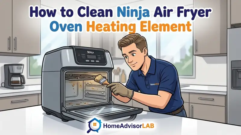 How to Clean Ninja Air Fryer Oven Heating Element