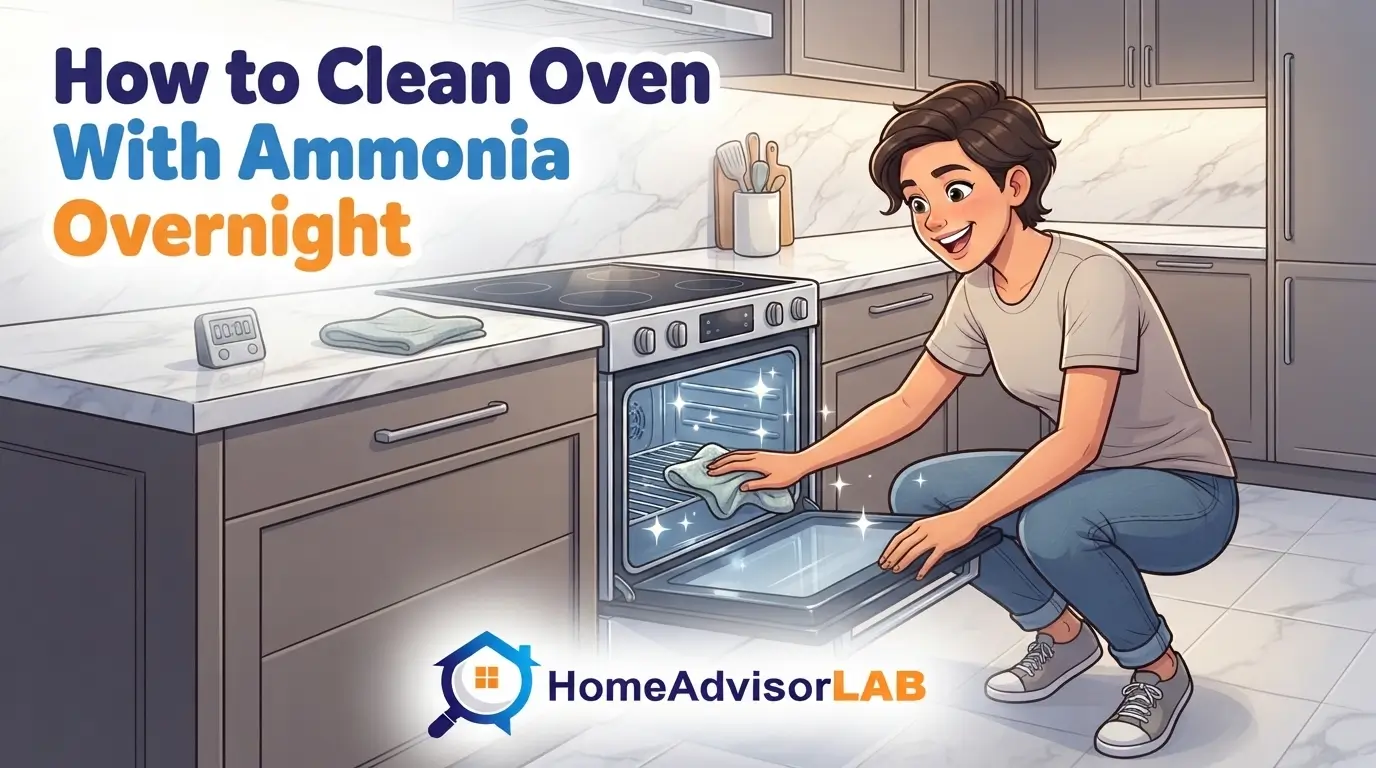 How to Clean Oven With Ammonia Overnight