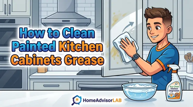 How to Clean Painted Kitchen Cabinets Grease