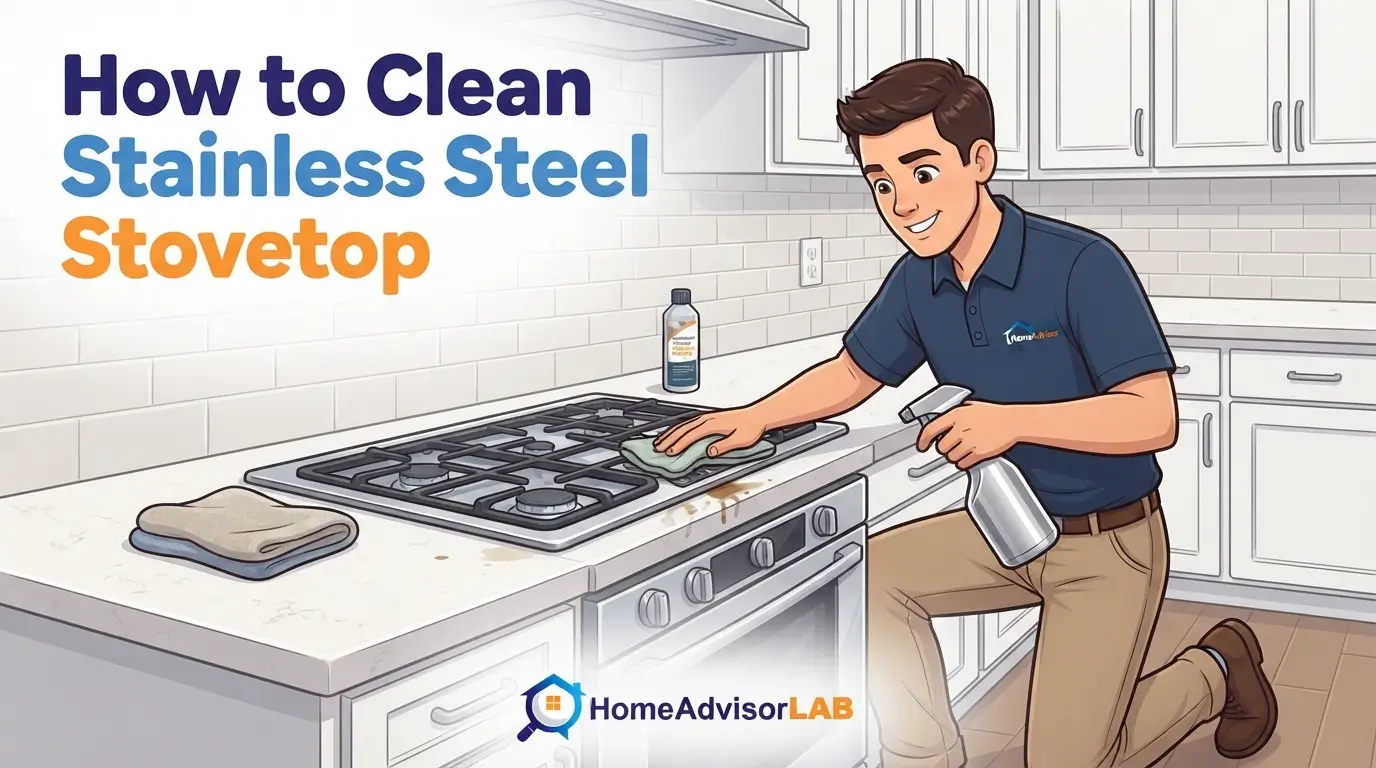 How to Clean Stainless Steel Stovetop
