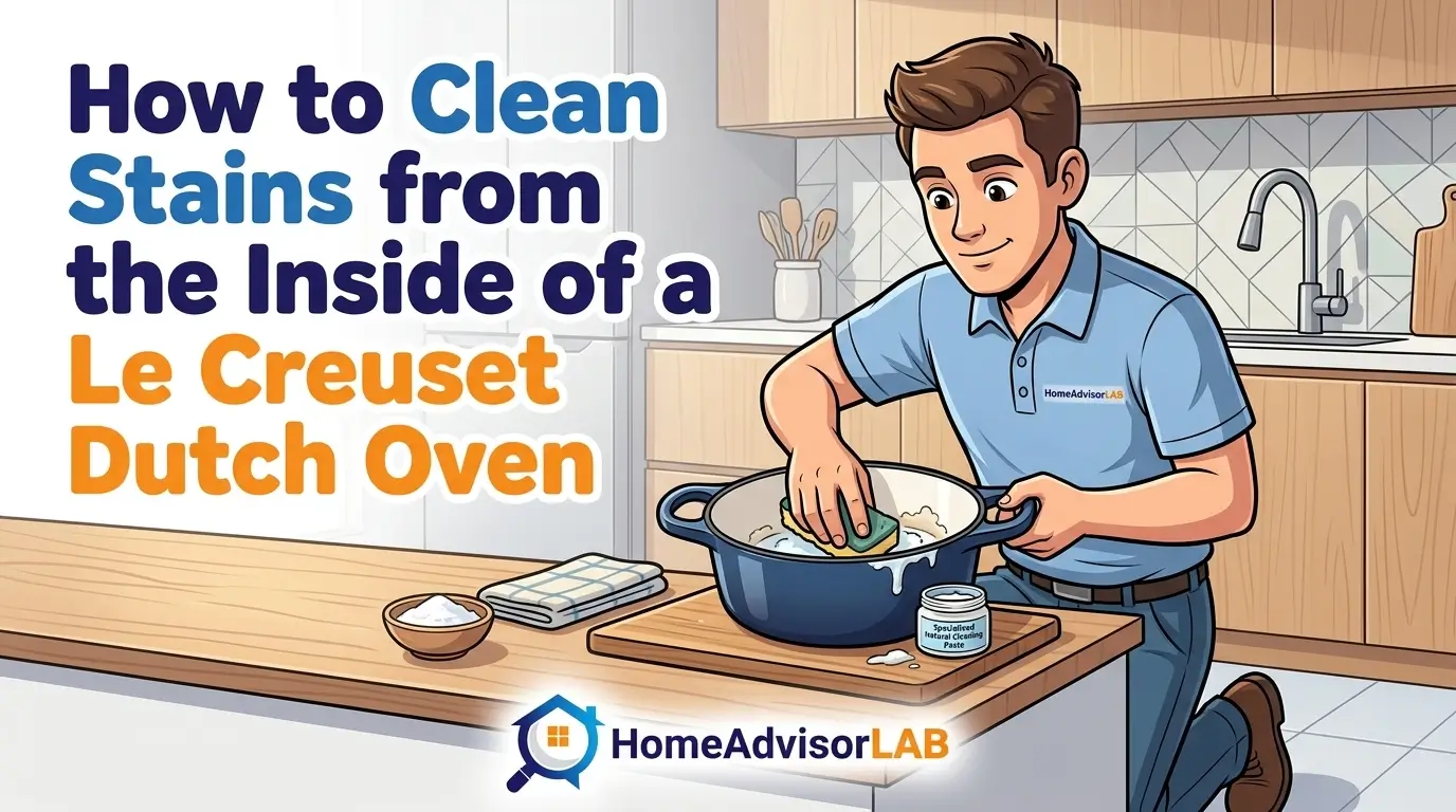 How to Clean Stains from the Inside of a Le Creuset Dutch Oven