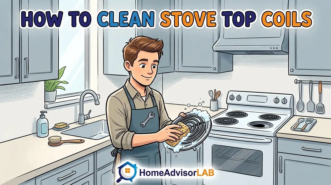 How to Clean Stove Top Coils