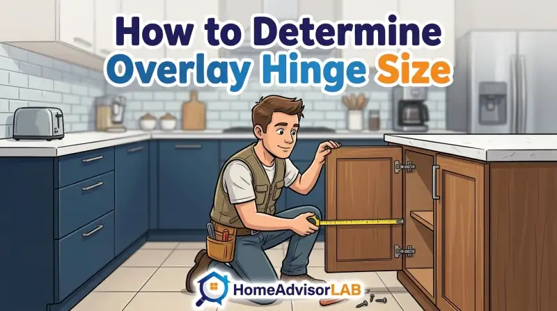How to Determine Overlay Hinge Size
