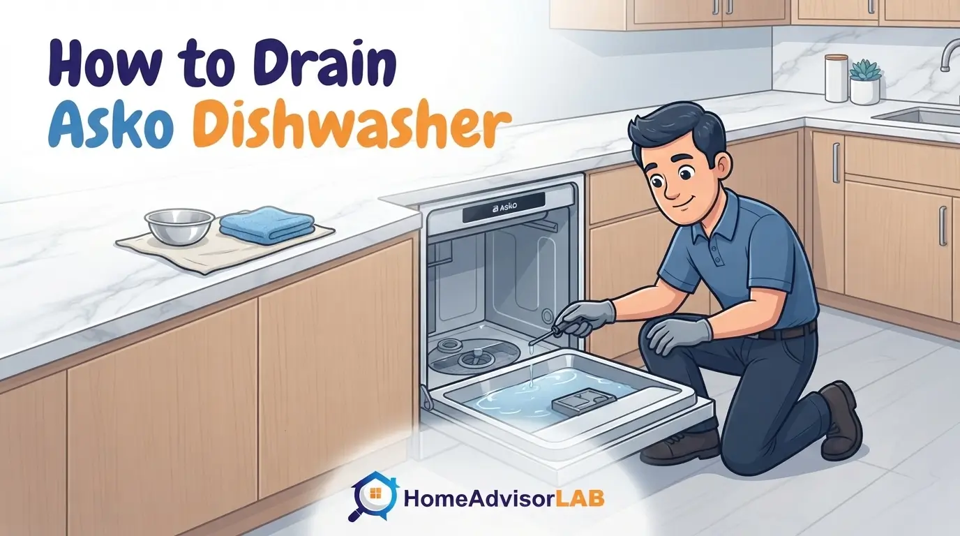How to Drain Asko Dishwasher