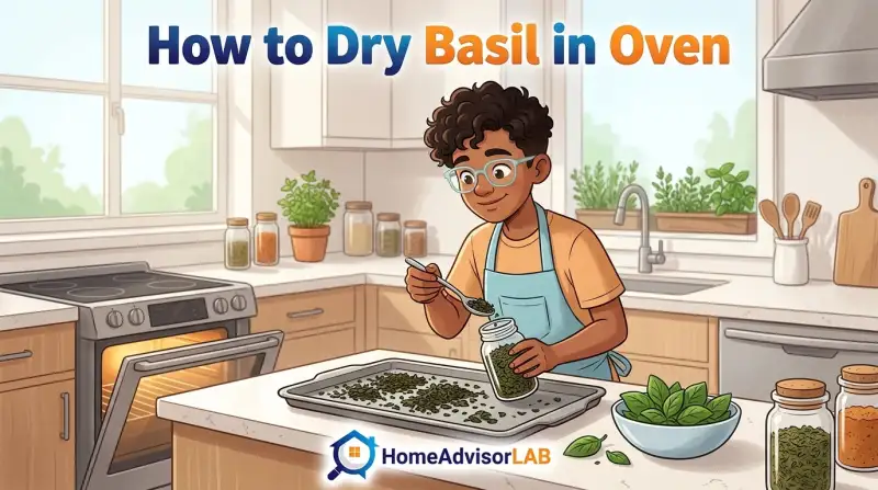 How to Dry Basil in Oven