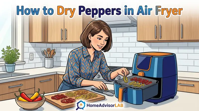 How to Dry Peppers in Air Fryer