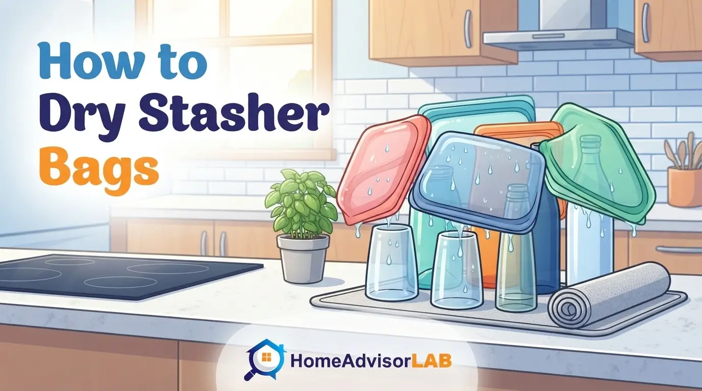 How to Dry Stasher Bags