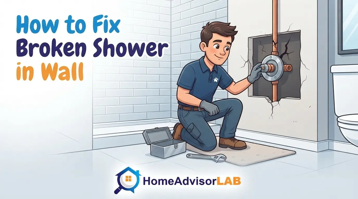 How to Fix Broken Shower Pipe in Wall