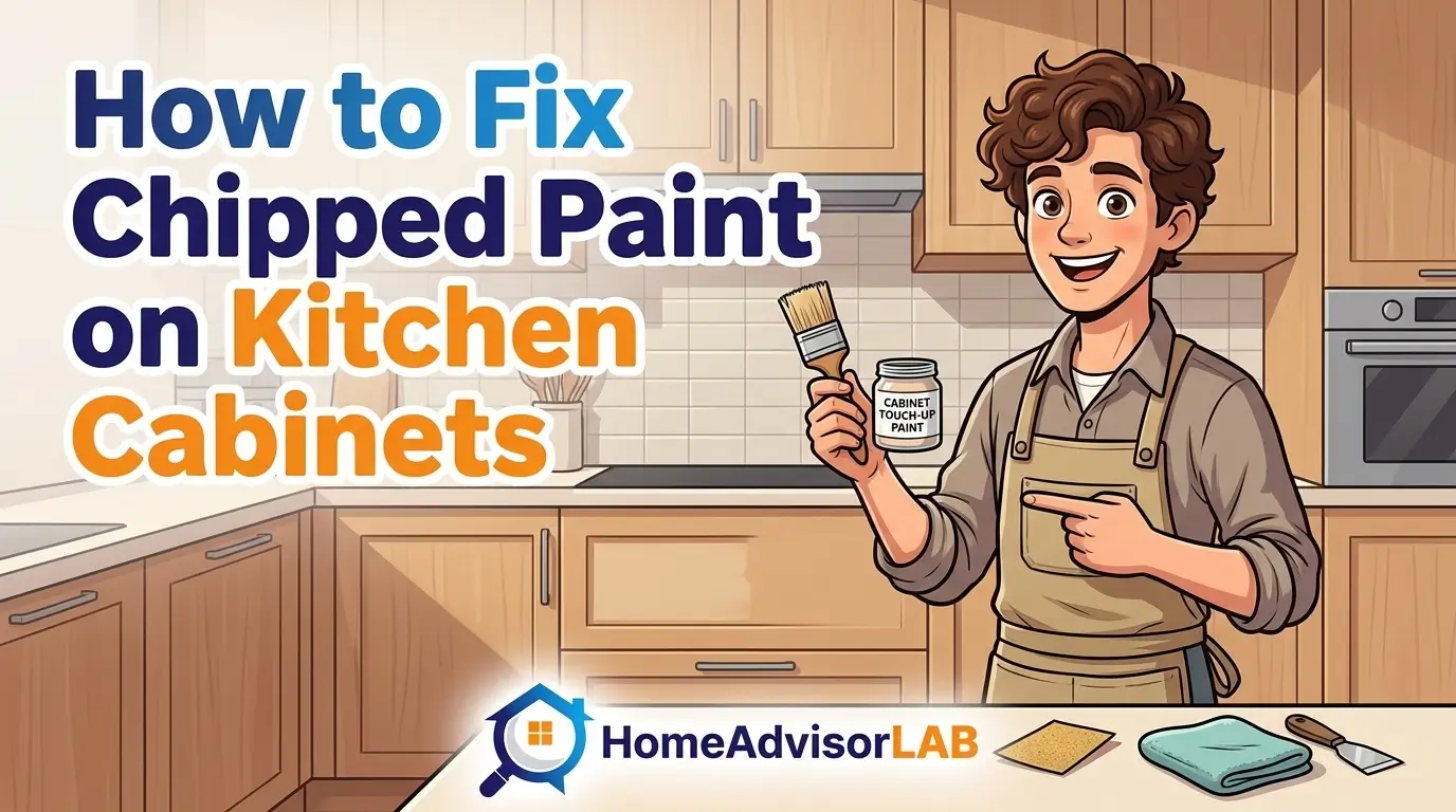 How to Fix Chipped Paint on Kitchen Cabinets