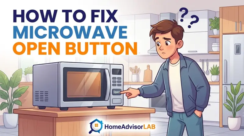 How to Fix Microwave Open Button