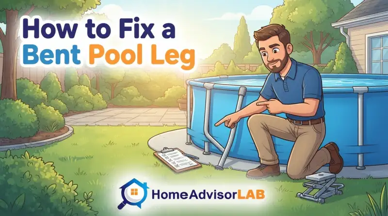 How to Fix a Bent Pool Leg
