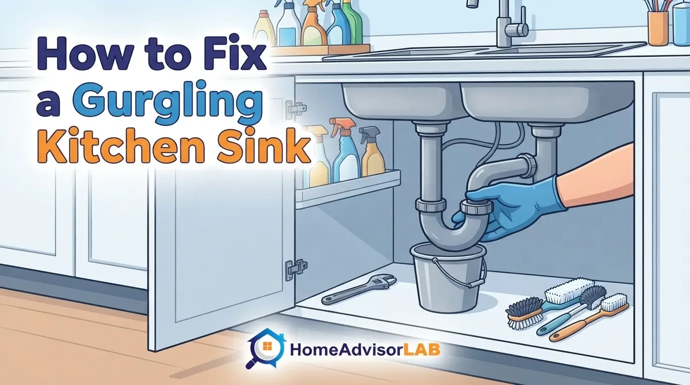 How to Fix a Gurgling Kitchen Sink