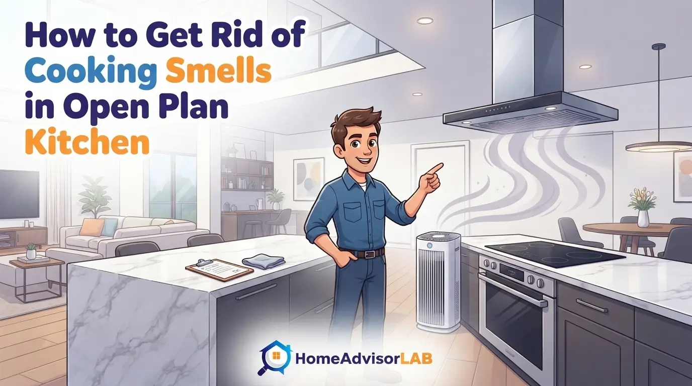 How to Get Rid of Cooking Smells in Open Plan Kitchen