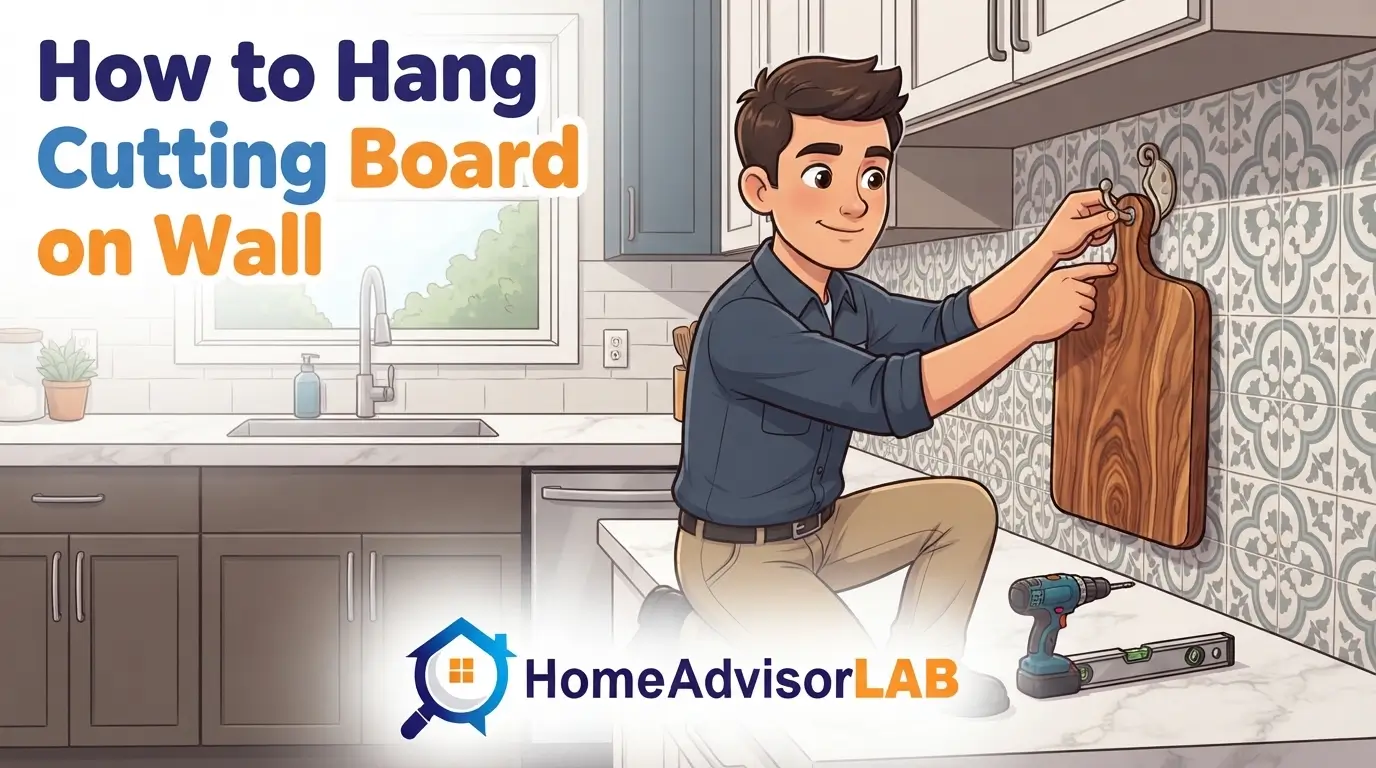 How to Hang Cutting Board on Wall