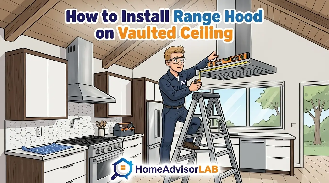 How to Install Range Hood on Vaulted Ceiling