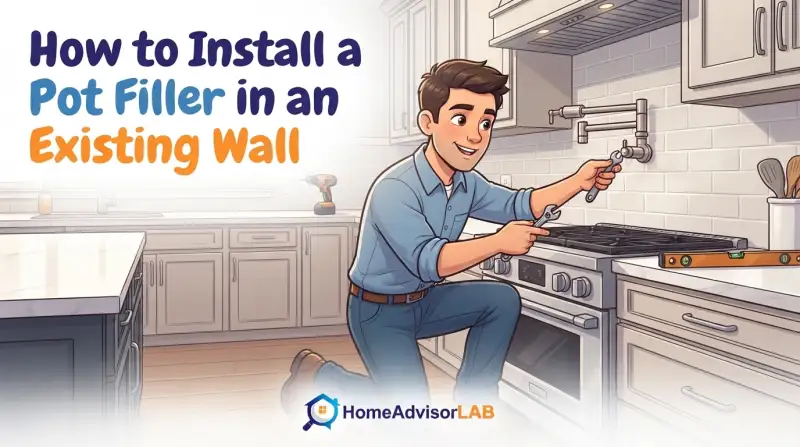 How to Install a Pot Filler in an Existing Wall