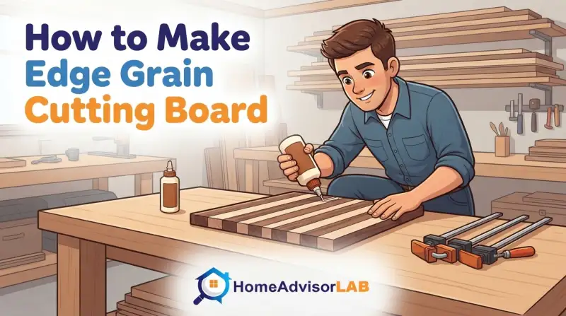 How to Make Edge Grain Cutting Board