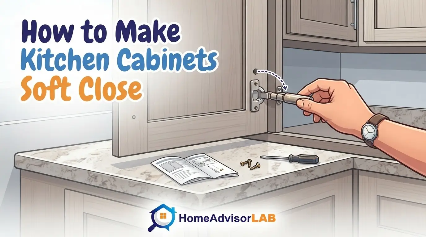 How to Make Kitchen Cabinets Soft Close