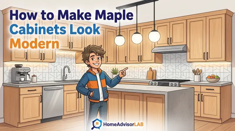 How to Make Maple Cabinets Look Modern